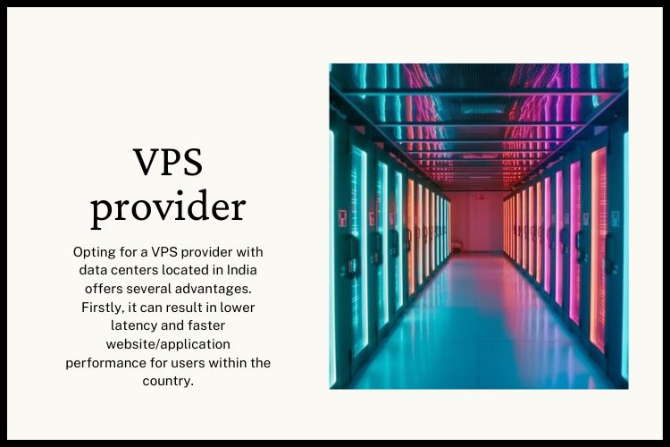 What are the advantages of choosing a local VPS provider with data centers in India?